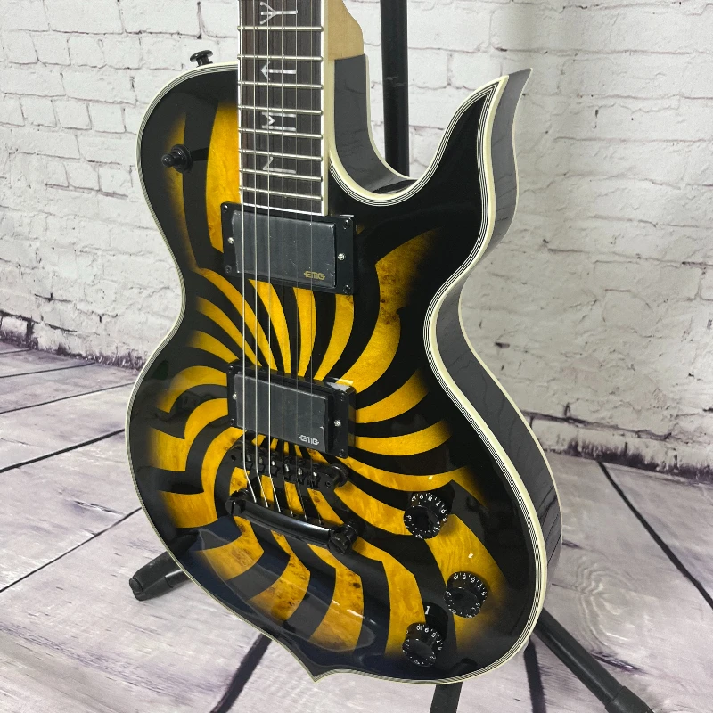 41 Inch Shaped Electric Guitar Mahogany Body Rune Inlay Swirl Spiral Pattern Double Humbucker Free Shipping 22 Tone
41 Inch Shaped Electric Guitar Mahogany Body Rune Inlay Swirl Spiral Pattern Double Humbucker Free Shipping 22 Tone