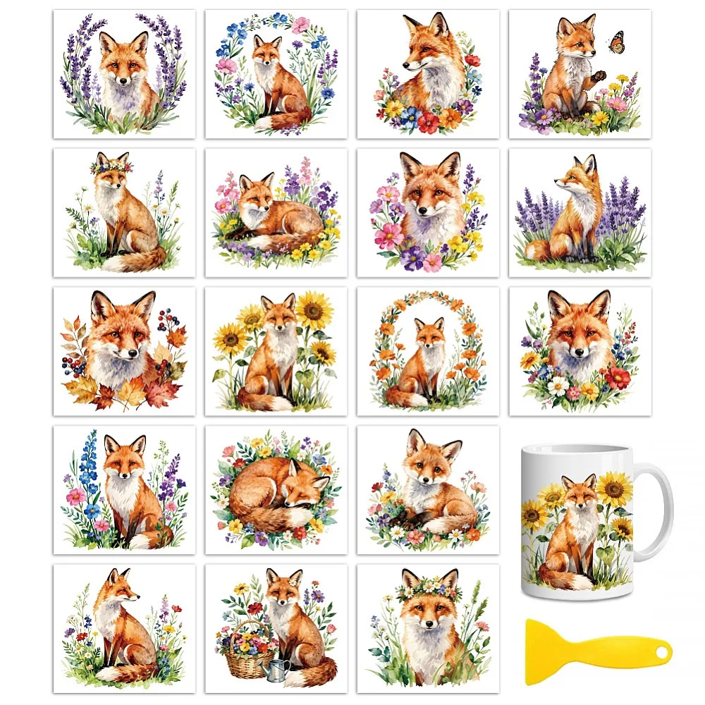 18Pcs Plastic Silhouette Paper for Lighting Decoration Paper Cut Light Box Fox 100x90mm
18Pcs Plastic Silhouette Paper for Lighting Decoration Paper Cut Light Box Fox 100x90mm