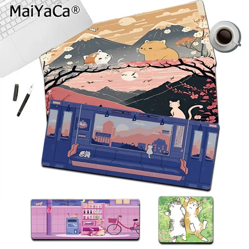 MaiYaCa Cute Japan Cat Non Slip PC Rubber PC Computer Gaming Mousepad Size For Game Keyboard Pad For Gamer
MaiYaCa Cute Japan Cat Non Slip PC Rubber PC Computer Gaming Mousepad Size For Game Keyboard Pad For Gamer