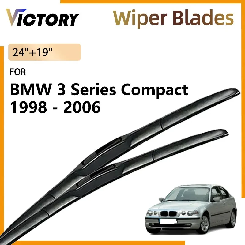 2x Front Wiper Blade For BMW 3 Series E46 Compact 1998 - 2006 2005 2004 2001 1999 Accessories Windshield Windscreen Window Brush
2x Front Wiper Blade For BMW 3 Series E46 Compact 1998 - 2006 2005 2004 2001 1999 Accessories Windshield Windscreen Window Brush