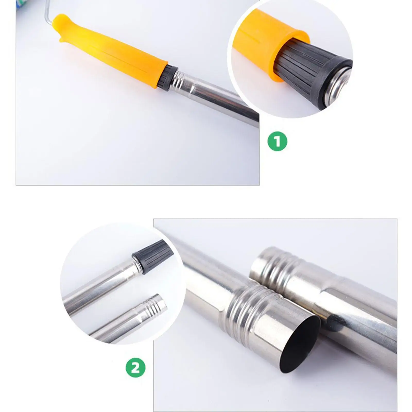 Paint Roller Extension Pole Adjustable Splicing Stainless Steel Rod Lightweight for Rollers Cleaning Edging Walls and Ceilings
Paint Roller Extension Pole Adjustable Splicing Stainless Steel Rod Lightweight for Rollers Cleaning Edging Walls and Ceilings