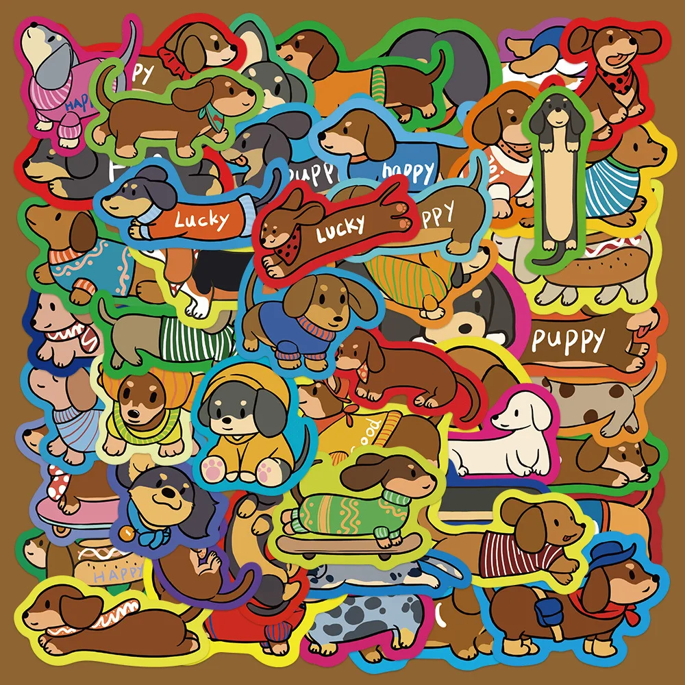 50pcs Cartoon Sausage Dog Series Graffiti Stickers Suitable for Helmet Desktop Wall Decoration DIY Stickers Package Wholesale
50pcs Cartoon Sausage Dog Series Graffiti Stickers Suitable for Helmet Desktop Wall Decoration DIY Stickers Package Wholesale