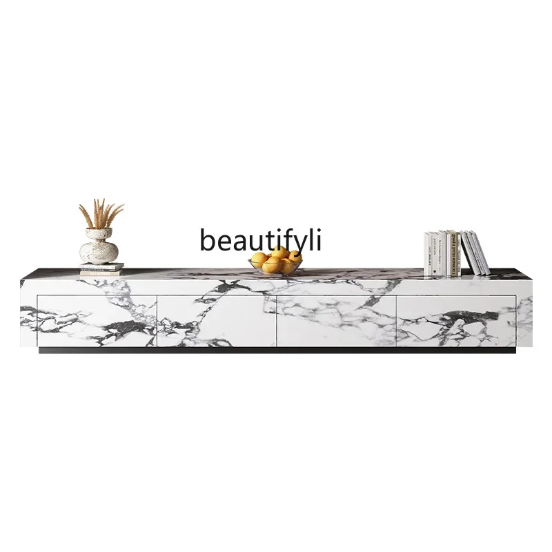 zq1New Italian minimalist rock slab coffee table TV cabinet combination senior designer home
zq1New Italian minimalist rock slab coffee table TV cabinet combination senior designer home