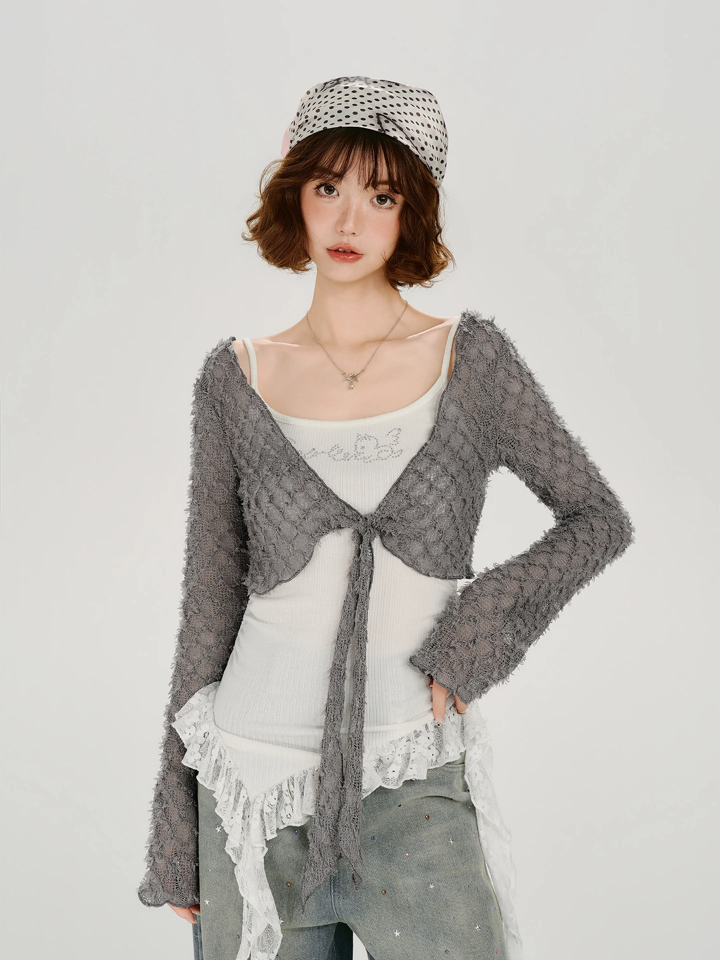 Girly American Retro Spicy ort Quilted Cover up Women's Spring New Sle Layering Versatile Top Slim Fit Long Sve
Girly American Retro Spicy ort Quilted Cover up Women's Spring New Sle Layering Versatile Top Slim Fit Long Sve