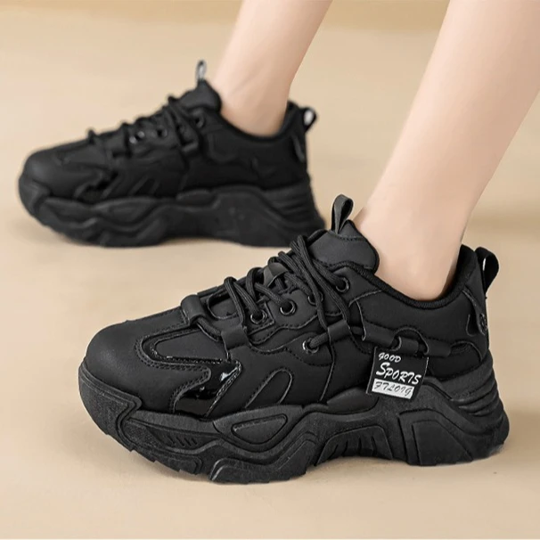 Новые женские кроссовки в стиле dad shoes, универсальные весенние кроссовки, женские повседневные туфли на толстой подошве, увеличивающие рост, женская обувь
Новые женские кроссовки в стиле dad shoes, универсальные весенние кроссовки, женские повседневные туфли на толстой подошве, увеличивающие рост, женская обувь