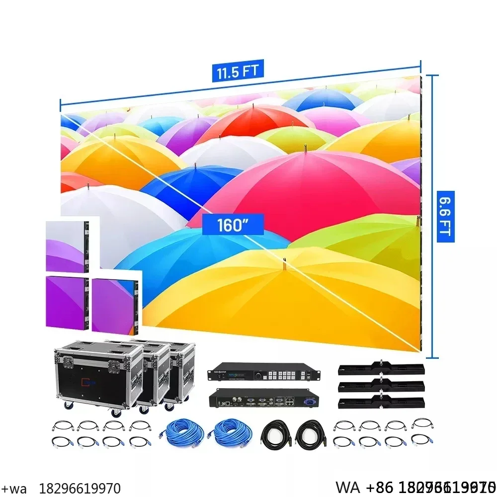 Indoor P2.6 LED Rental Panel 500x500mm Full Color HD Screen for Concerts Events
Indoor P2.6 LED Rental Panel 500x500mm Full Color HD Screen for Concerts Events