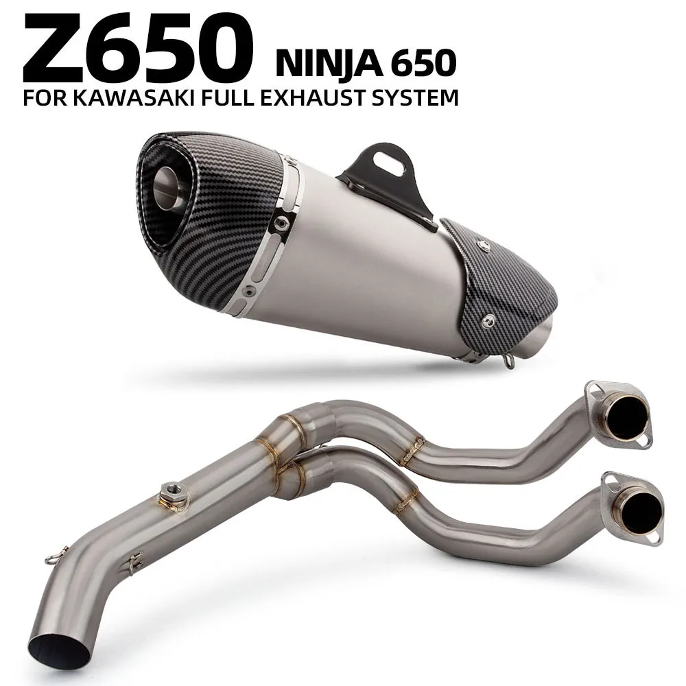 Touring Motorcycle Exhaust Full System For Kawasaki Ninja650 Z650 Ninja/Z 650 2017-23 Manifold Front Line Muffler With DB Killer
Touring Motorcycle Exhaust Full System For Kawasaki Ninja650 Z650 Ninja/Z 650 2017-23 Manifold Front Line Muffler With DB Killer