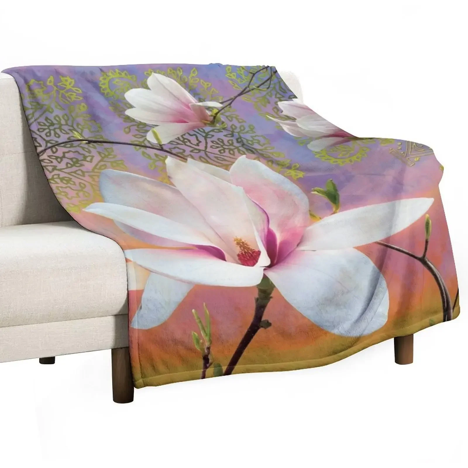 Tulip Tree Saucer Magnolia Throw Blanket Winter beds Quilt Hair Blankets Multi-Purpose Soft Plush Plaid Blankets 
Tulip Tree Saucer Magnolia Throw Blanket Winter beds Quilt Hair Blankets Multi-Purpose Soft Plush Plaid Blankets