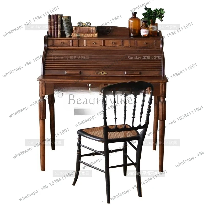 Medieval Nanyang style dressing table French retro piano dressing table engraved shooting desk
Medieval Nanyang style dressing table French retro piano dressing table engraved shooting desk