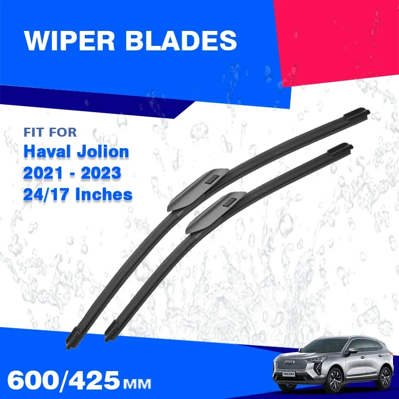 Front Wiper Blades For Haval Jolion 2021 2022 2023 Jolyon Windscreen Windshield Window Car Auto Accessories LHD RHD 24"+17"
Front Wiper Blades For Haval Jolion 2021 2022 2023 Jolyon Windscreen Windshield Window Car Auto Accessories LHD RHD 24"+17"