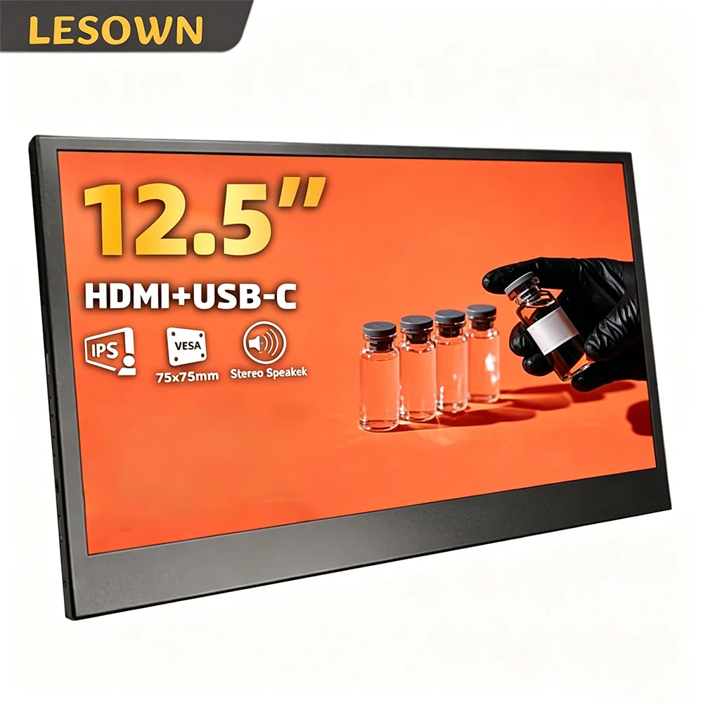 LESOWN 12.5" 2K UHD Stretched PC Case Sub-display IPS Monitor for Desktop System Data Visualization AIDA64 Stats
LESOWN 12.5" 2K UHD Stretched PC Case Sub-display IPS Monitor for Desktop System Data Visualization AIDA64 Stats