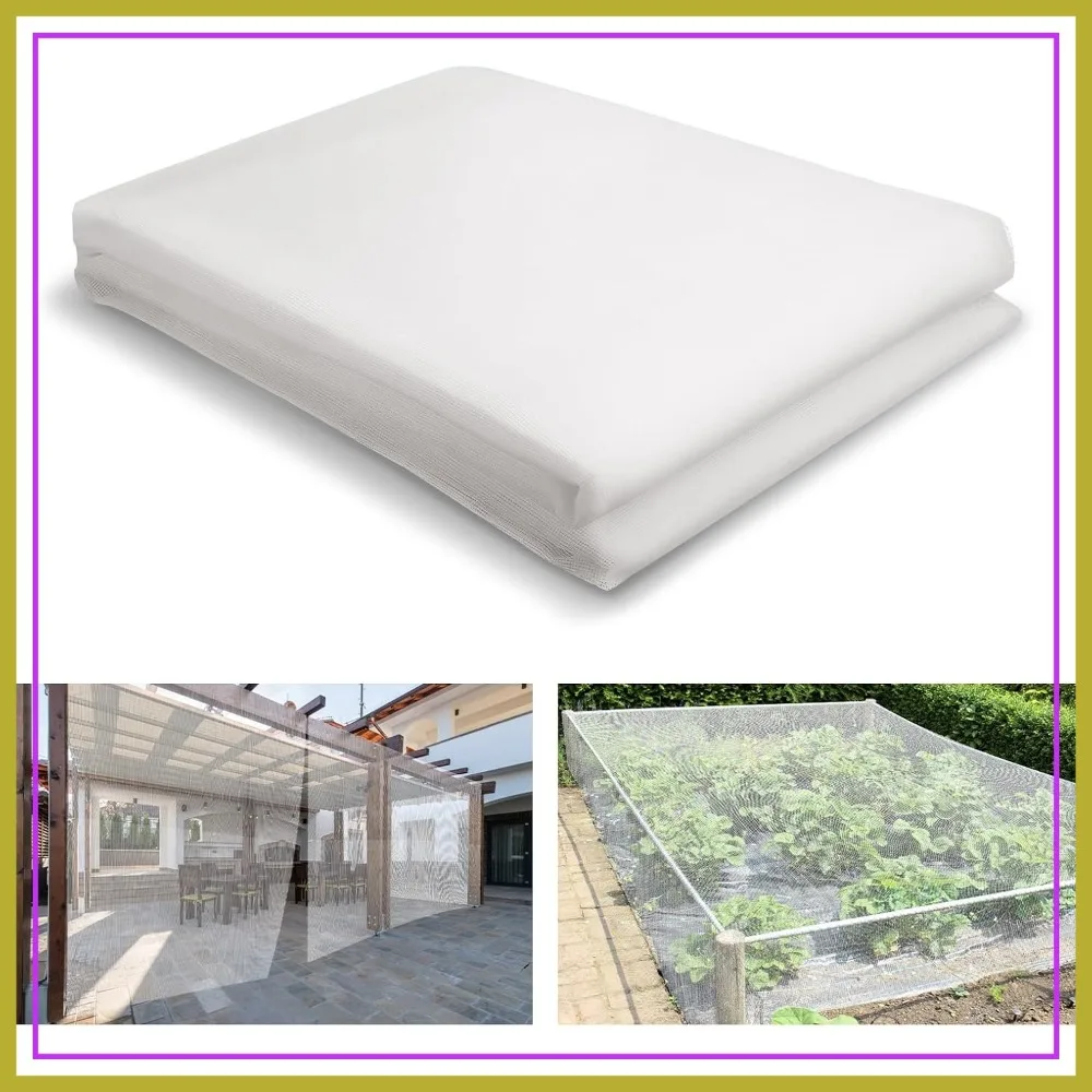 10x33ft Garden Mesh Netting - PP Bird Barrier, Mosquito Screen for Plants, 20% Shade
10x33ft Garden Mesh Netting - PP Bird Barrier, Mosquito Screen for Plants, 20% Shade