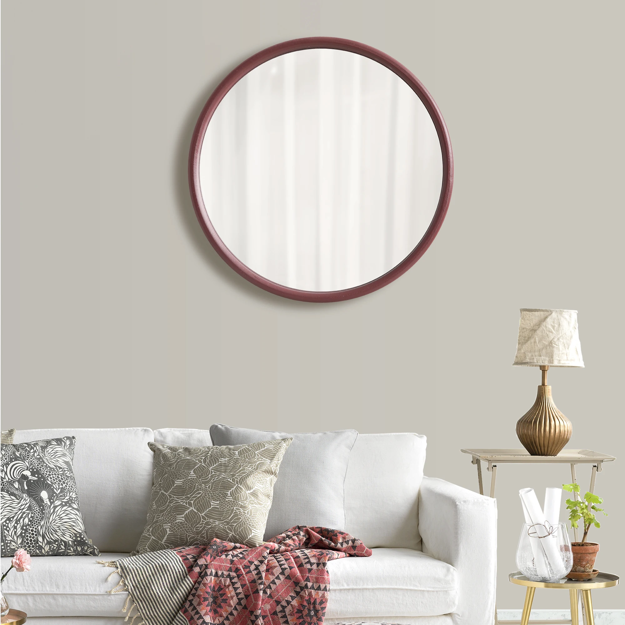 Wall Mounted Makeup Mirror 40cm X 40cm Irregular Design with Wooden Frame Window Decorative Bathroom Vanity Mirror
Wall Mounted Makeup Mirror 40cm X 40cm Irregular Design with Wooden Frame Window Decorative Bathroom Vanity Mirror