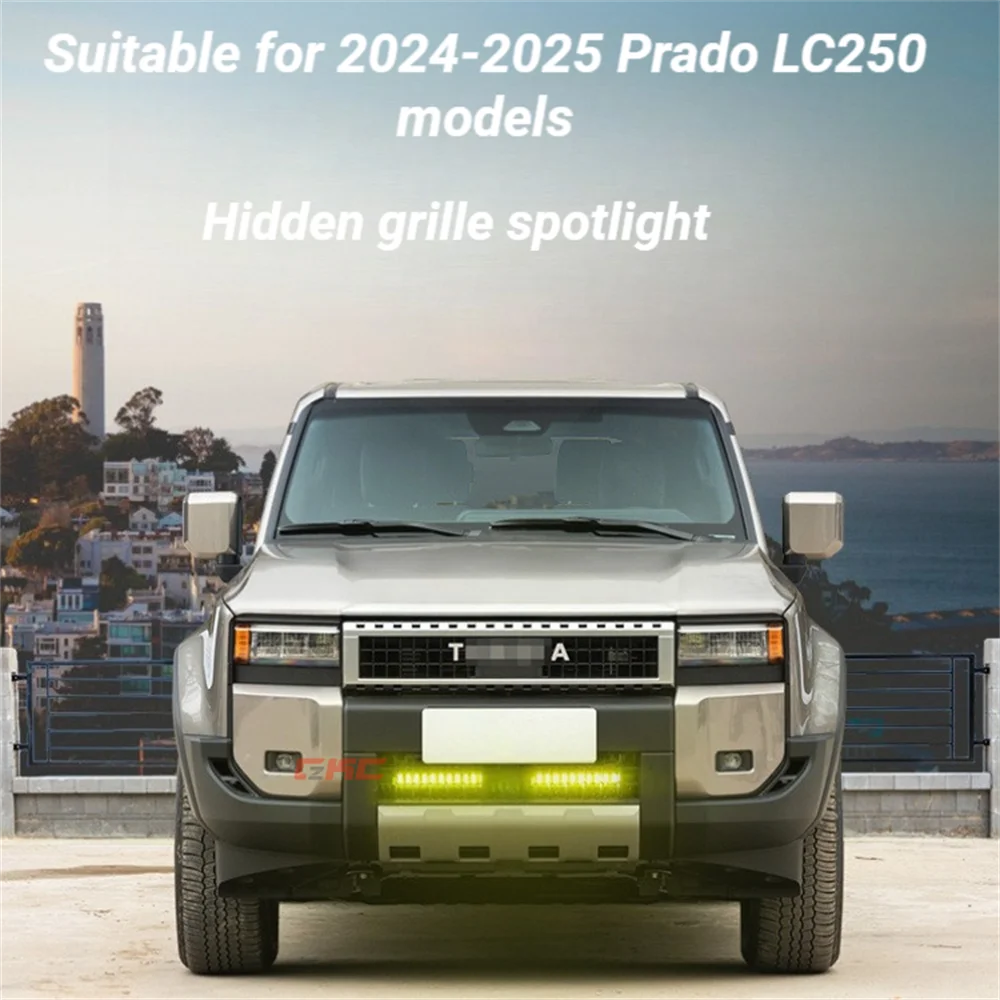 For Prado LC250 Spotlight Strip LED Spotlight for Car High Brightness Waterproof Multi Color Stylish Lighting Upgrade
For Prado LC250 Spotlight Strip LED Spotlight for Car High Brightness Waterproof Multi Color Stylish Lighting Upgrade