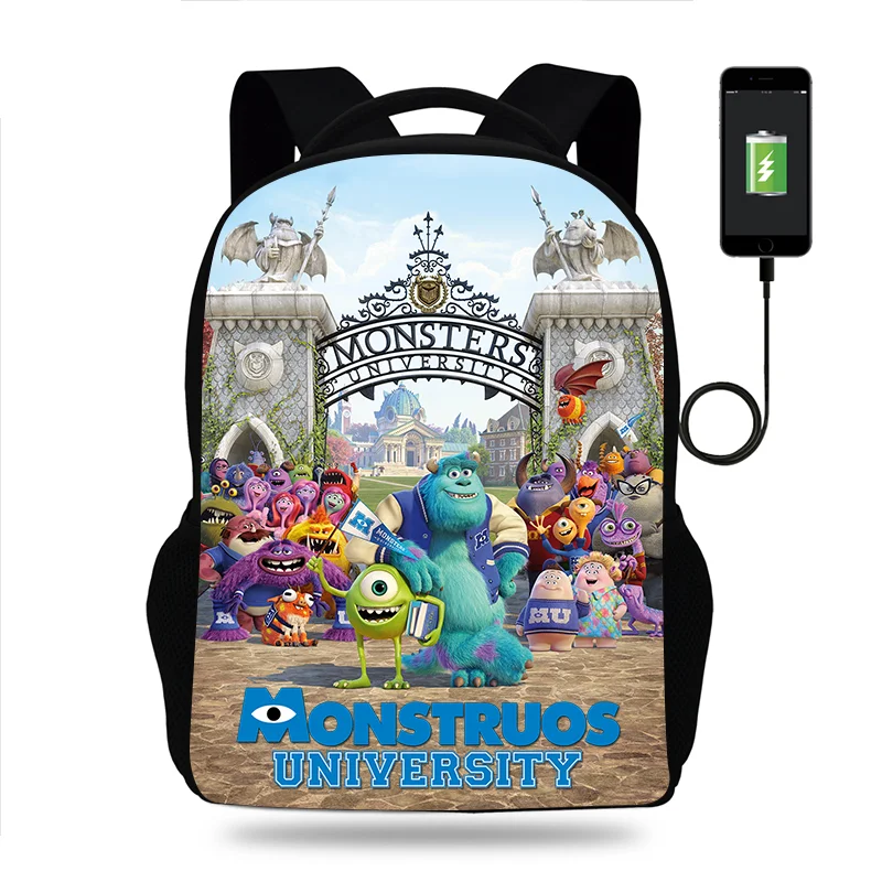 Monsters University Backpacks Boys Girls School Bags Children Teenager USB Charging Daily Travel Backpack Mochila
Monsters University Backpacks Boys Girls School Bags Children Teenager USB Charging Daily Travel Backpack Mochila