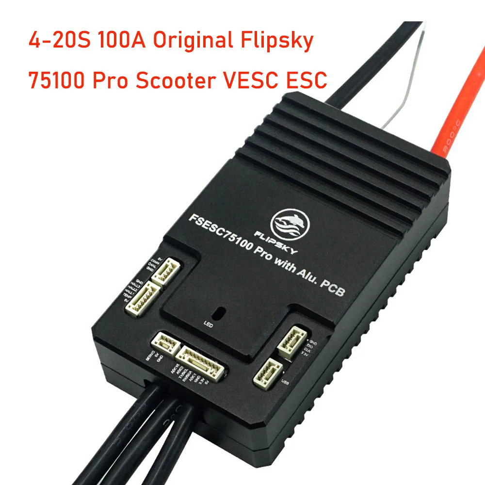 Flipsky 75100 Pro With Aluminum PCB Based on VESC For Electric Skateboard Electric Scooter Ebike Speed Controller
Flipsky 75100 Pro With Aluminum PCB Based on VESC For Electric Skateboard Electric Scooter Ebike Speed Controller