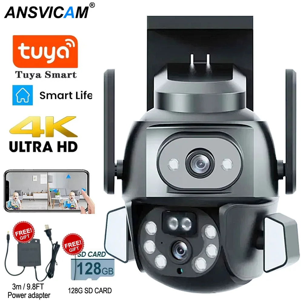 ANSVICAM 4K 8MP WIFI камера PTZ двойной экран бинокулярный AI корпус автоматическое отслеживание CCTV безопасность интеллектуальный IP66 мониторинг TUYA
ANSVICAM 4K 8MP WIFI камера PTZ двойной экран бинокулярный AI корпус автоматическое отслеживание CCTV безопасность интеллектуальный IP66 мониторинг TUYA
