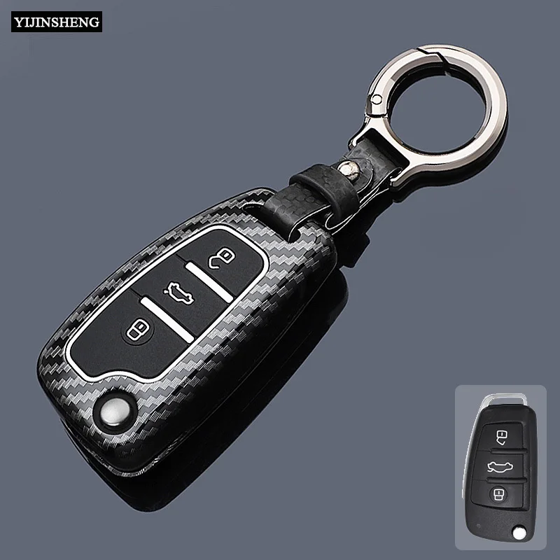 ABS Carbon Style Car Key Case Cover Fob Keychain for Audi A1 A3 A4 8P 8L 8V A5 B6 B7 A6 A7 C5 C6 Q3 Q5 Q7 4F S3 S4 S6 RS3 TT
ABS Carbon Style Car Key Case Cover Fob Keychain for Audi A1 A3 A4 8P 8L 8V A5 B6 B7 A6 A7 C5 C6 Q3 Q5 Q7 4F S3 S4 S6 RS3 TT
