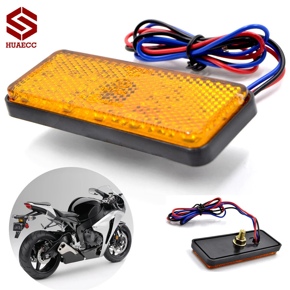 Motorcycle Reflector Tail Brake Turn Signal Light Lamp Rectangle Car/ATV LED Reflectors/Truck Side Warning Lights
Motorcycle Reflector Tail Brake Turn Signal Light Lamp Rectangle Car/ATV LED Reflectors/Truck Side Warning Lights