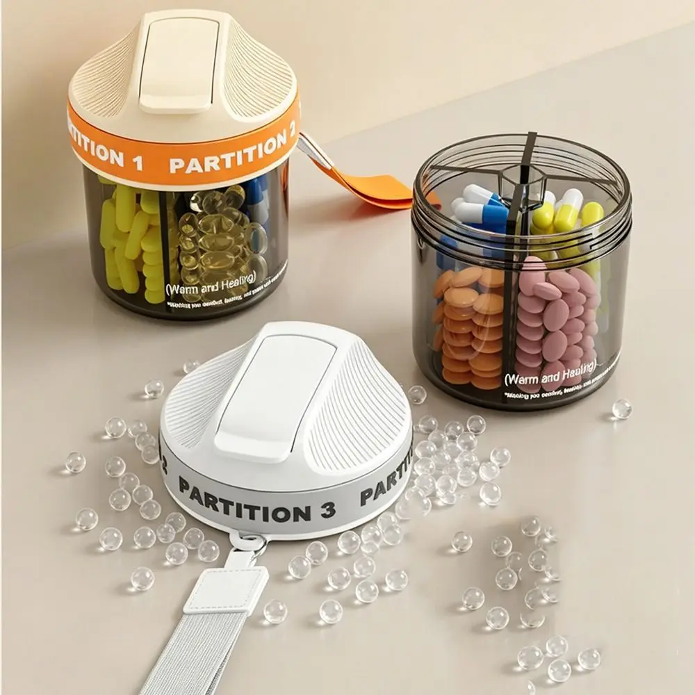 Large Compartments Portable Pill Case 4 Grids Sealed Pill Storage Box UV-block Mini Size Rotatable Pill Dispenser Supplement
Large Compartments Portable Pill Case 4 Grids Sealed Pill Storage Box UV-block Mini Size Rotatable Pill Dispenser Supplement