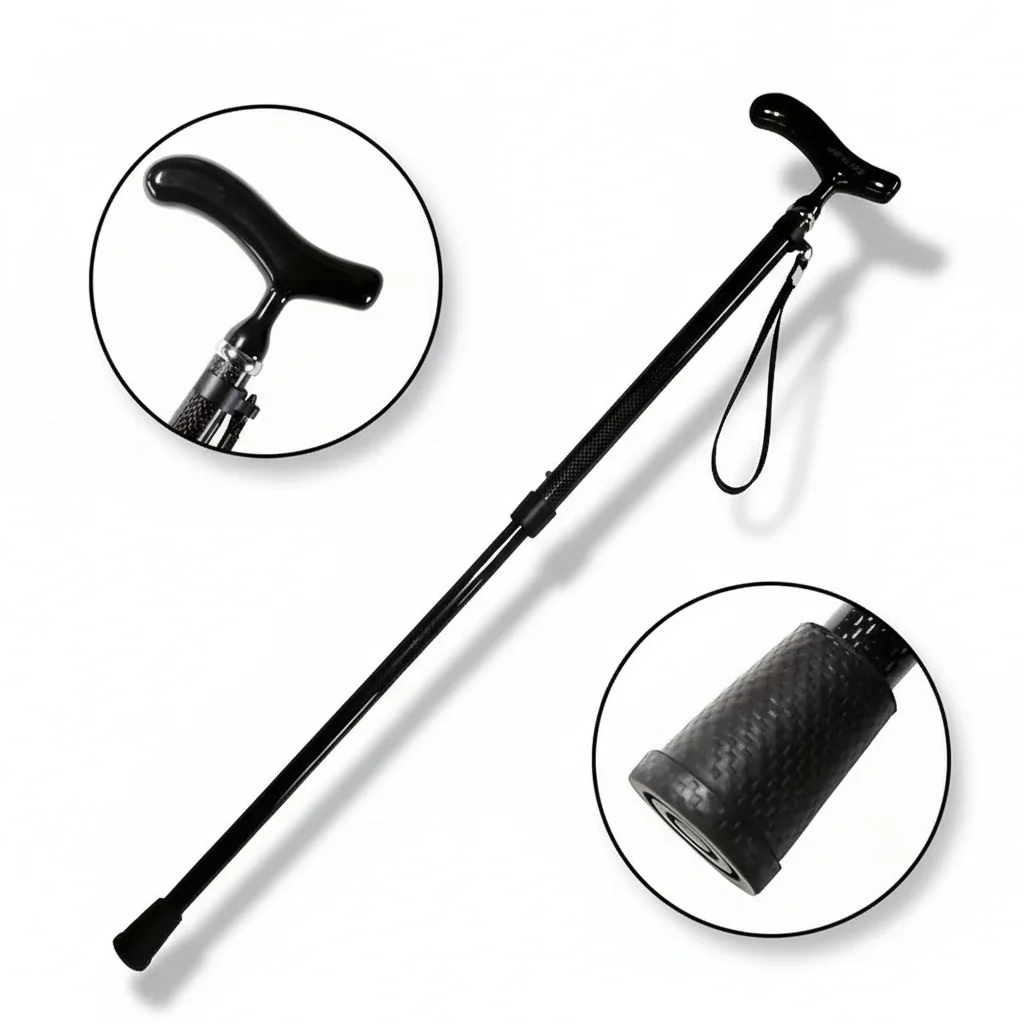 Трость из углеродного волокна, регулируемая 80-95 см, с эргономичной ручкой из древесины венге, легкое средство для поддержания мобильности, уличная трость
Трость из углеродного волокна, регулируемая 80-95 см, с эргономичной ручкой из древесины венге, легкое средство для поддержания мобильности, уличная трость