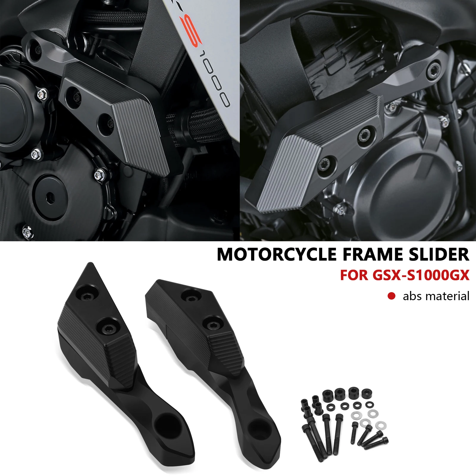 For GSX-S1000GX 2024 GSXS1000 GX Motorcycle Crash Bars Slider Frame Slider Engine Protective Guard cover Body Falling Protection
For GSX-S1000GX 2024 GSXS1000 GX Motorcycle Crash Bars Slider Frame Slider Engine Protective Guard cover Body Falling Protection