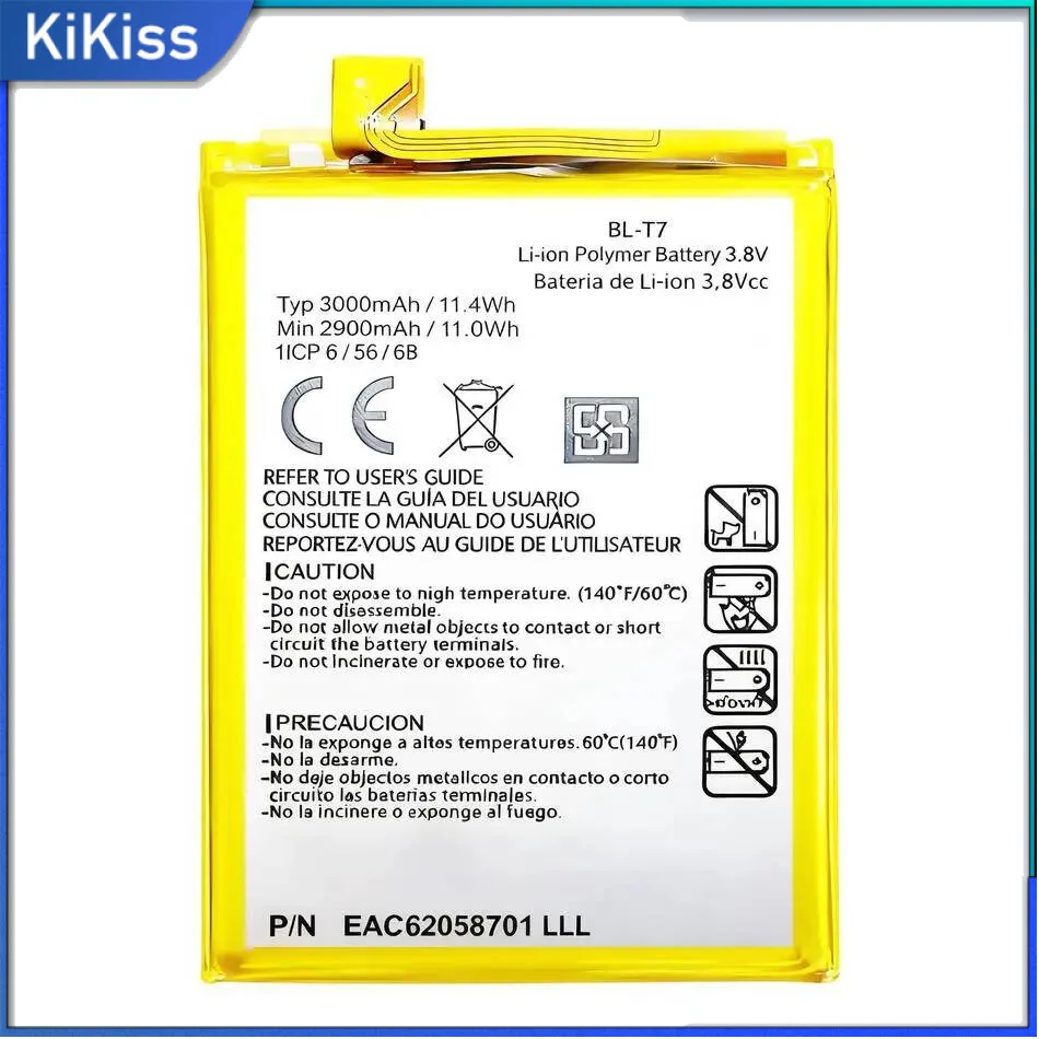 3000Mah Mobile Phone Battery For LG Optimus G2 D802 D800 D801 VS980 LS980 D803 High-Capacity Reliable Power BL-T7
3000Mah Mobile Phone Battery For LG Optimus G2 D802 D800 D801 VS980 LS980 D803 High-Capacity Reliable Power BL-T7