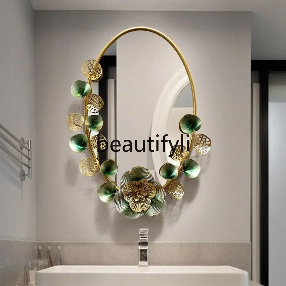 Light luxury wrought iron wall decorative mirror background wall hanging Nordic wall bedroom metal
Light luxury wrought iron wall decorative mirror background wall hanging Nordic wall bedroom metal
