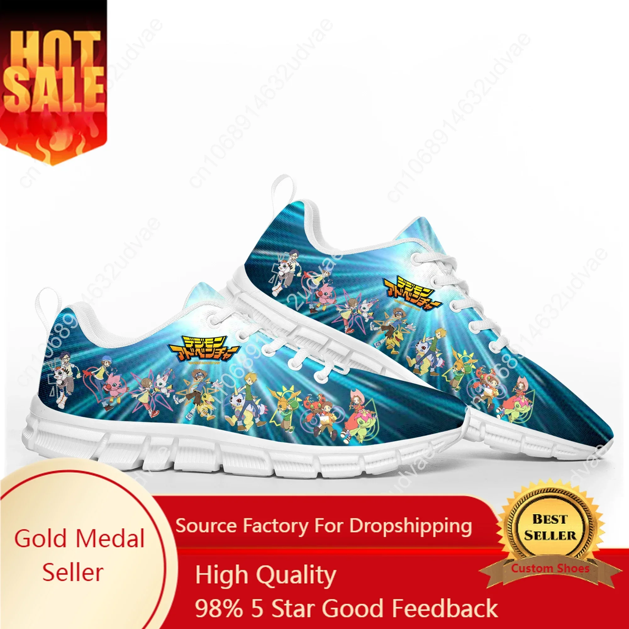 Cartoon Digimon Adventure Anime Sports Shoes Mens Womens White Sneakers Custom High Quality Couple Shoe
Cartoon Digimon Adventure Anime Sports Shoes Mens Womens White Sneakers Custom High Quality Couple Shoe