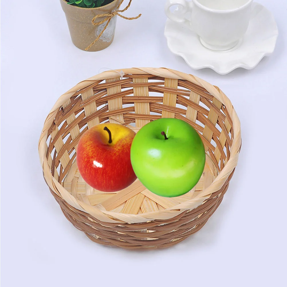 5 Pcs Bamboo Fruit Basket Portable Snack Tray Natural Decorative Woven Storage Dessert Plate
5 Pcs Bamboo Fruit Basket Portable Snack Tray Natural Decorative Woven Storage Dessert Plate
