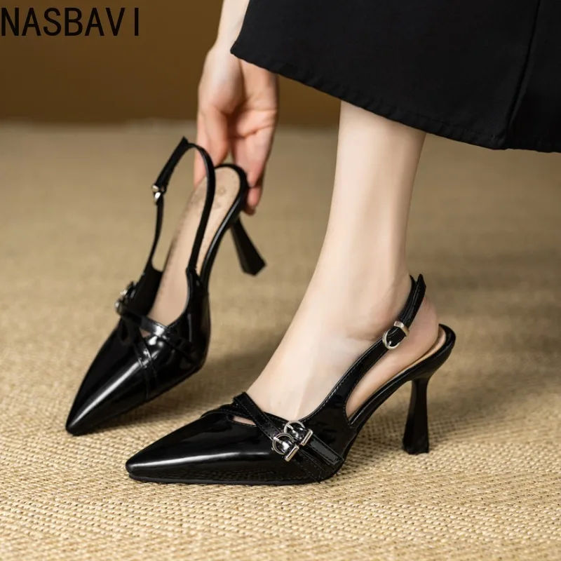 2026 Summer New Women's Sexy Sandals with Strap Style Heel Pointed Buckle Decoration Fashion Party Date Shoes
2026 Summer New Women's Sexy Sandals with Strap Style Heel Pointed Buckle Decoration Fashion Party Date Shoes