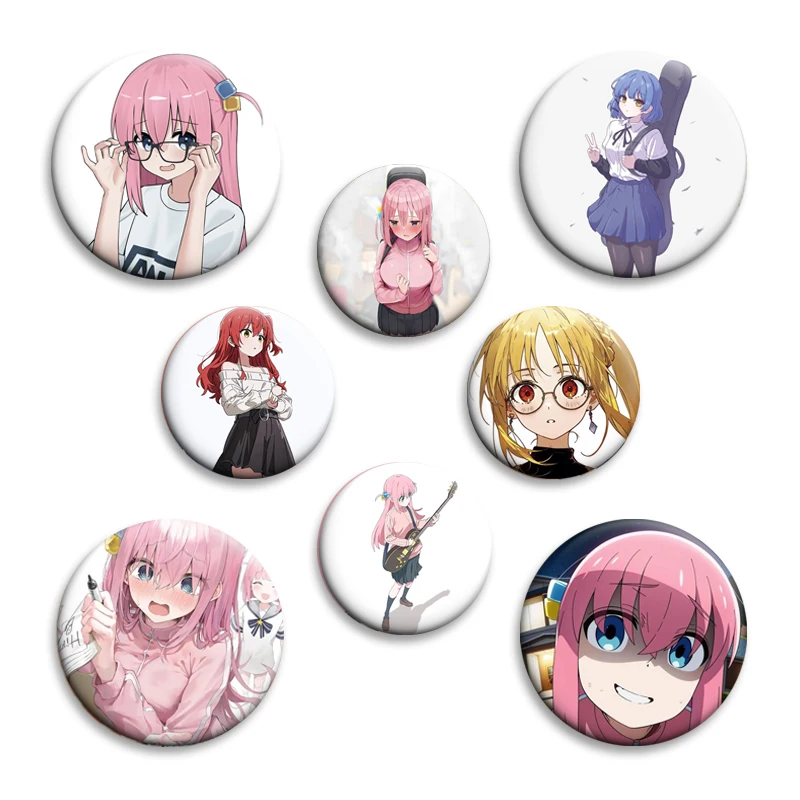 Anime Bocchi The Rock! Soft Button PinsTinplate Badge Cartoon Brooches for Clothes Backpack Decor Fans Collection Jewelry Gifts
Anime Bocchi The Rock! Soft Button PinsTinplate Badge Cartoon Brooches for Clothes Backpack Decor Fans Collection Jewelry Gifts
