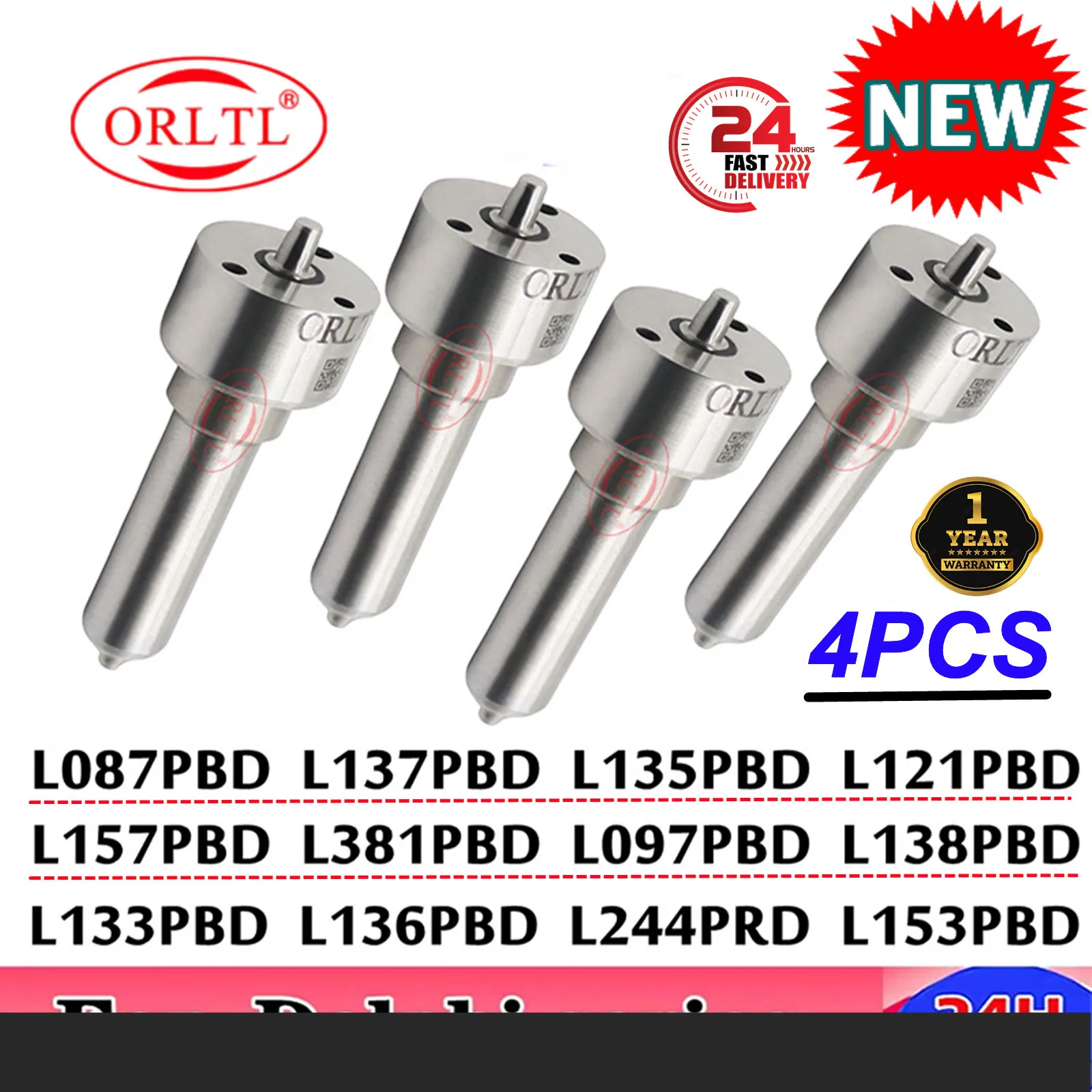 4 PCS L157PBD L381PBD L097PBD L138PBD L133PBD L136PBD L244PRD L153PBD L087PBD L137PBD L135PBD L121PBD For Diesel Nozzle
4 PCS L157PBD L381PBD L097PBD L138PBD L133PBD L136PBD L244PRD L153PBD L087PBD L137PBD L135PBD L121PBD For Diesel Nozzle
