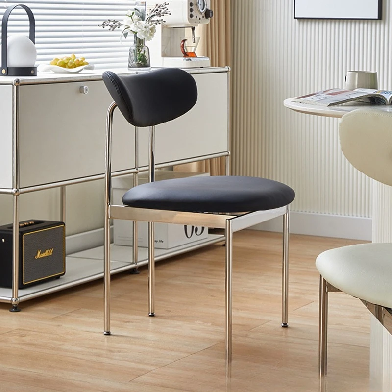 Leather light luxury dining chair French simple back Small apartment Internet celebrity cream style stainless steel medieval
Leather light luxury dining chair French simple back Small apartment Internet celebrity cream style stainless steel medieval
