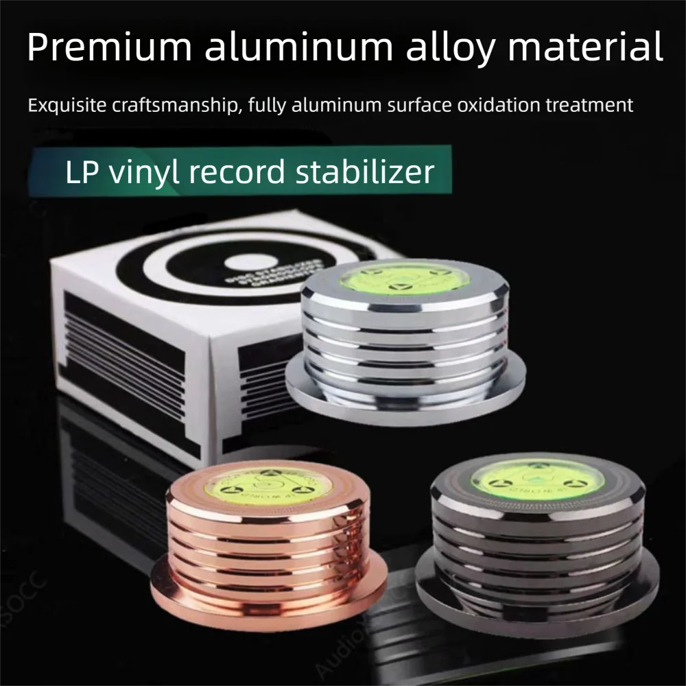 Alloy LP Vinyl Record Player Stabilizer 50Hz Enhance Experience Record Weight Stabilizer Bubble Leveling Phono Disc Stabilizer
Alloy LP Vinyl Record Player Stabilizer 50Hz Enhance Experience Record Weight Stabilizer Bubble Leveling Phono Disc Stabilizer