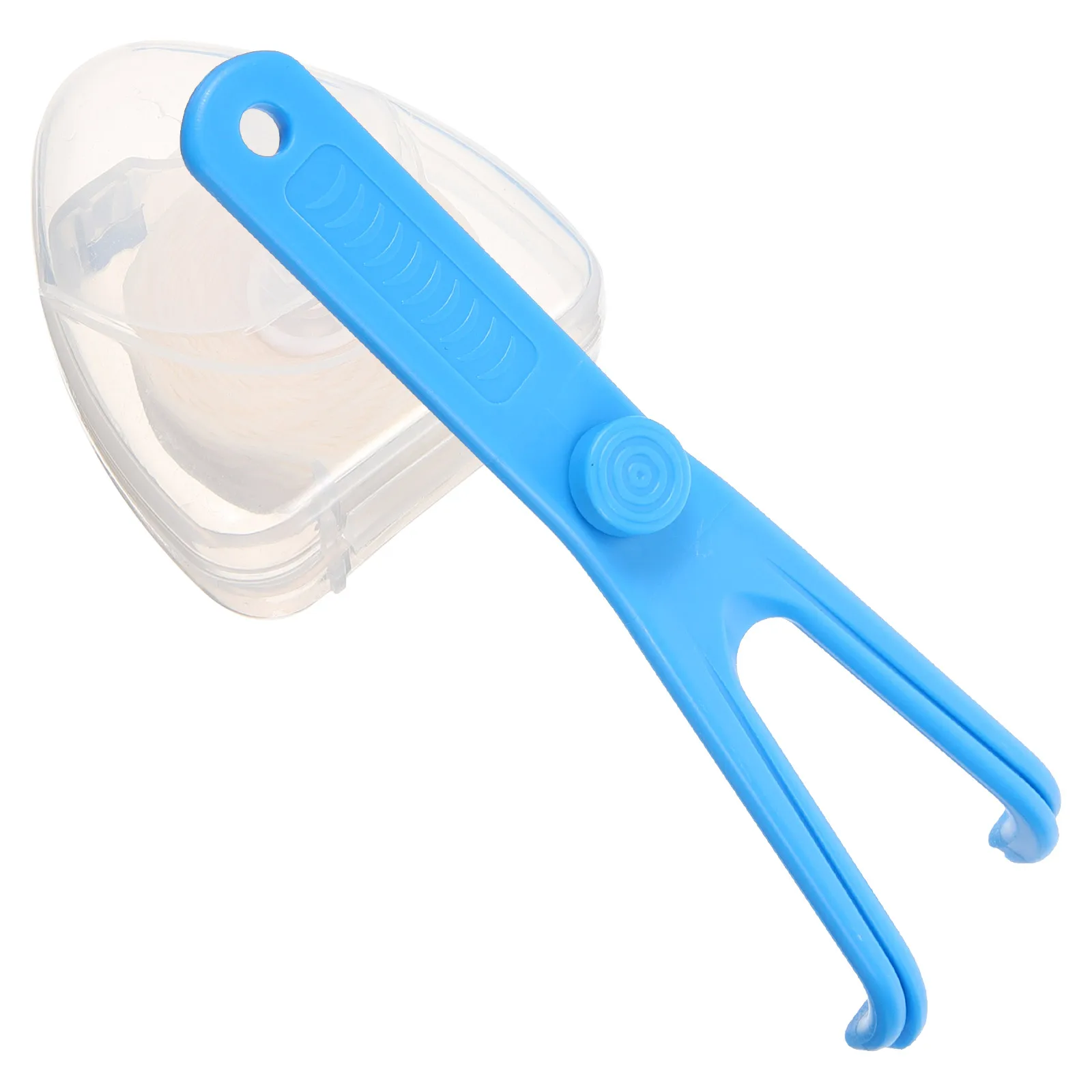 Refillable Dental Floss Holder Set Blue 50M Polyester Reusable Stick Portable Cleaning Tools With Hook For Oral Care
Refillable Dental Floss Holder Set Blue 50M Polyester Reusable Stick Portable Cleaning Tools With Hook For Oral Care