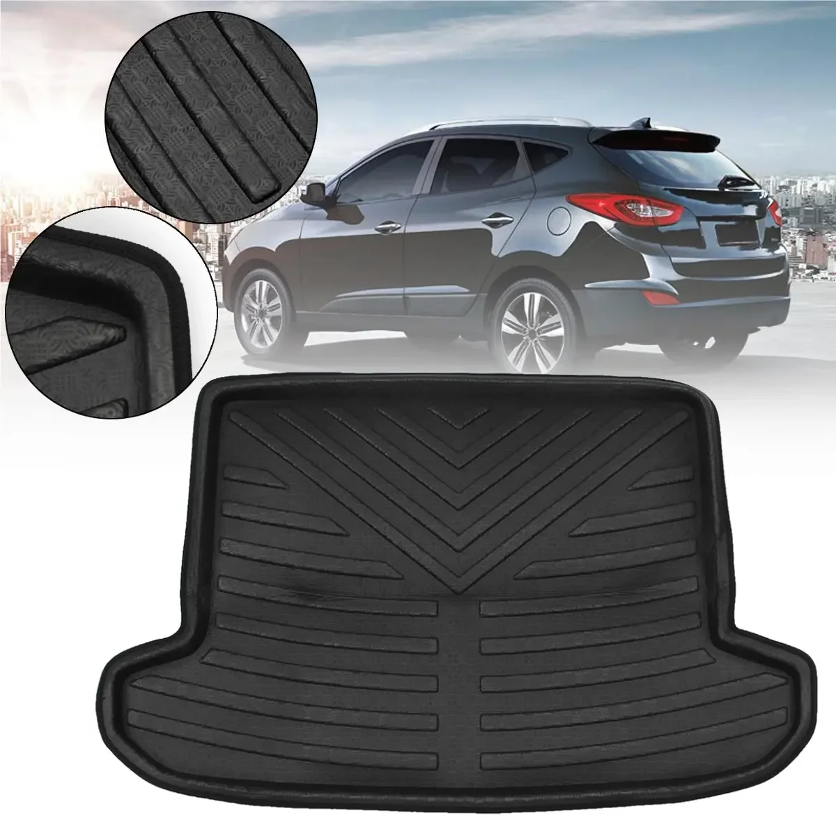 New Rear Trunk Cargo Car styling Interior Accessories Boot Liner Waterproof Mat For KIA Sportage for Hyundai Tucson 2016-2020
New Rear Trunk Cargo Car styling Interior Accessories Boot Liner Waterproof Mat For KIA Sportage for Hyundai Tucson 2016-2020