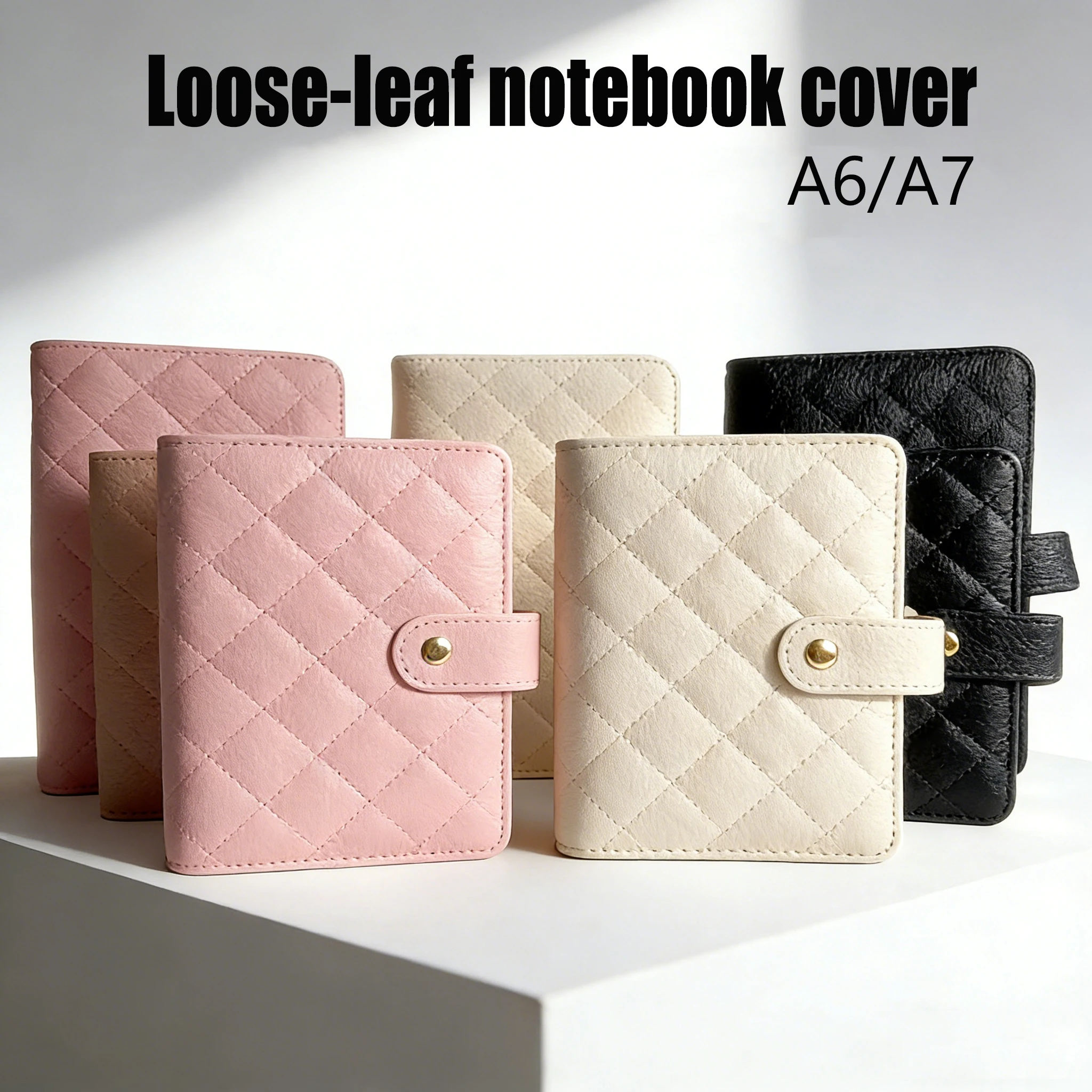 1pcs 6 Hole Clip Loose-leaf Notebook Cover A7/A6 PU Notebook Bookkeeping Multifunctional Loose-leaf Cover
1pcs 6 Hole Clip Loose-leaf Notebook Cover A7/A6 PU Notebook Bookkeeping Multifunctional Loose-leaf Cover