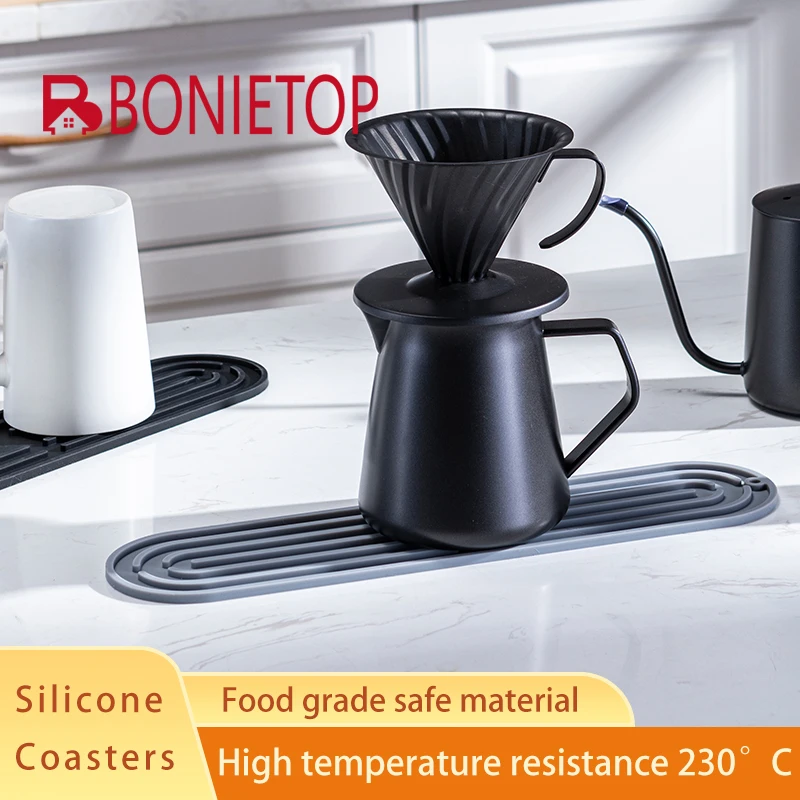 Силиконовая подставка BONIETOP, дренажная нескользящая изоляция, подходит для раковины, холодильника, посуды, кухонные аксессуары для хранения
Силиконовая подставка BONIETOP, дренажная нескользящая изоляция, подходит для раковины, холодильника, посуды, кухонные аксессуары для хранения