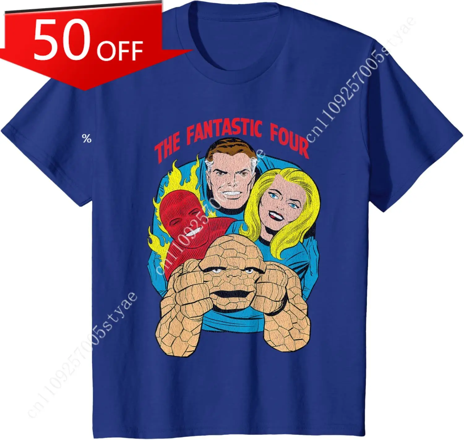 Marvel The Fantastic Four Retro Comic T-Shirt
Marvel The Fantastic Four Retro Comic T-Shirt