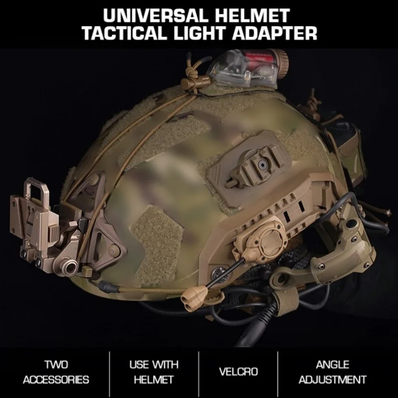 Multi-Position Helmet Light Mount | Universal Headlamp Adapter | for Caving Cycling & Night Hiking
Multi-Position Helmet Light Mount | Universal Headlamp Adapter | for Caving Cycling & Night Hiking