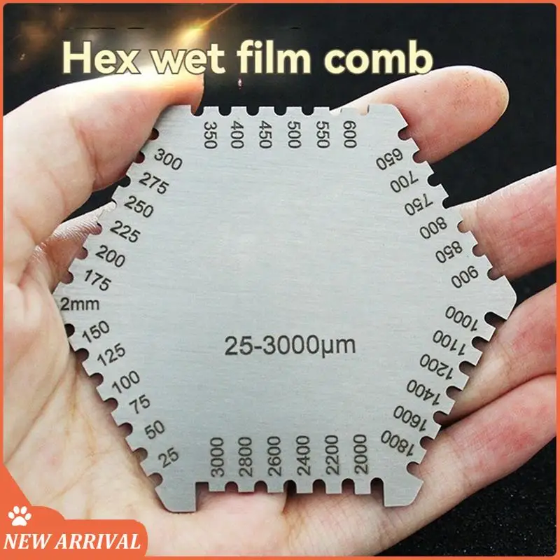 Emption!Stainless Steel Wet Film Comb Paint Coating Wet Film Thickness Gauge Comb Gauge Film
Emption!Stainless Steel Wet Film Comb Paint Coating Wet Film Thickness Gauge Comb Gauge Film