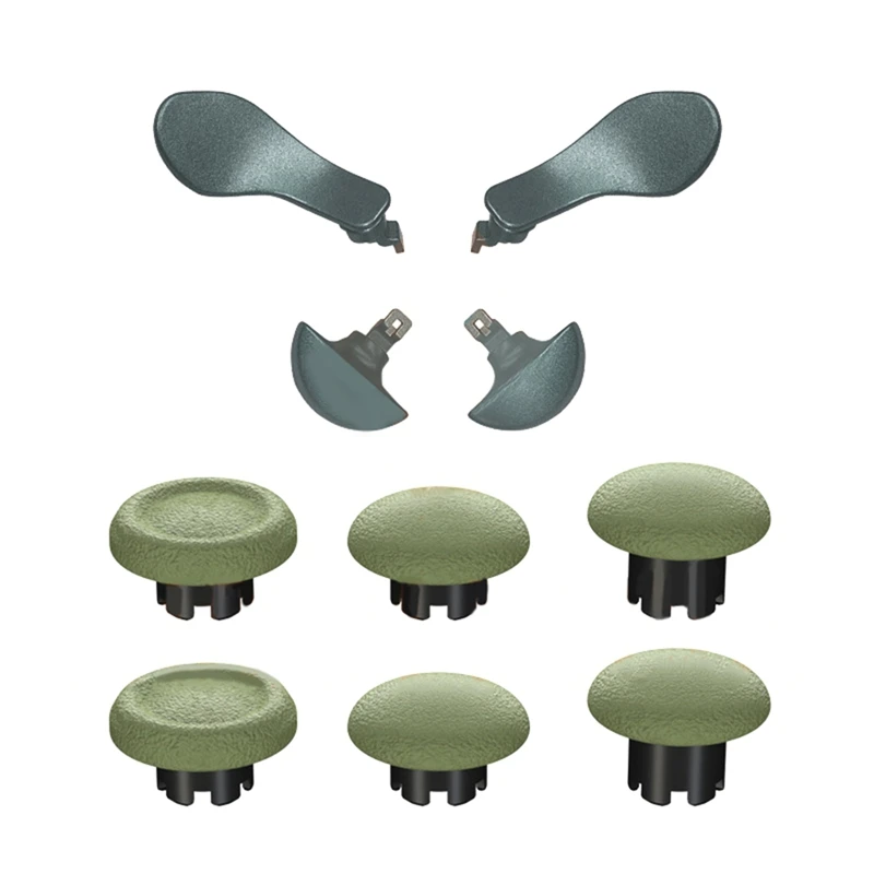 Analog Joysticks For Controller 10-In-1 Plastic Thumb Stick 4 Metal Rear Paddle Trigger Button Replacements For PS5 Edge D
Analog Joysticks For Controller 10-In-1 Plastic Thumb Stick 4 Metal Rear Paddle Trigger Button Replacements For PS5 Edge D