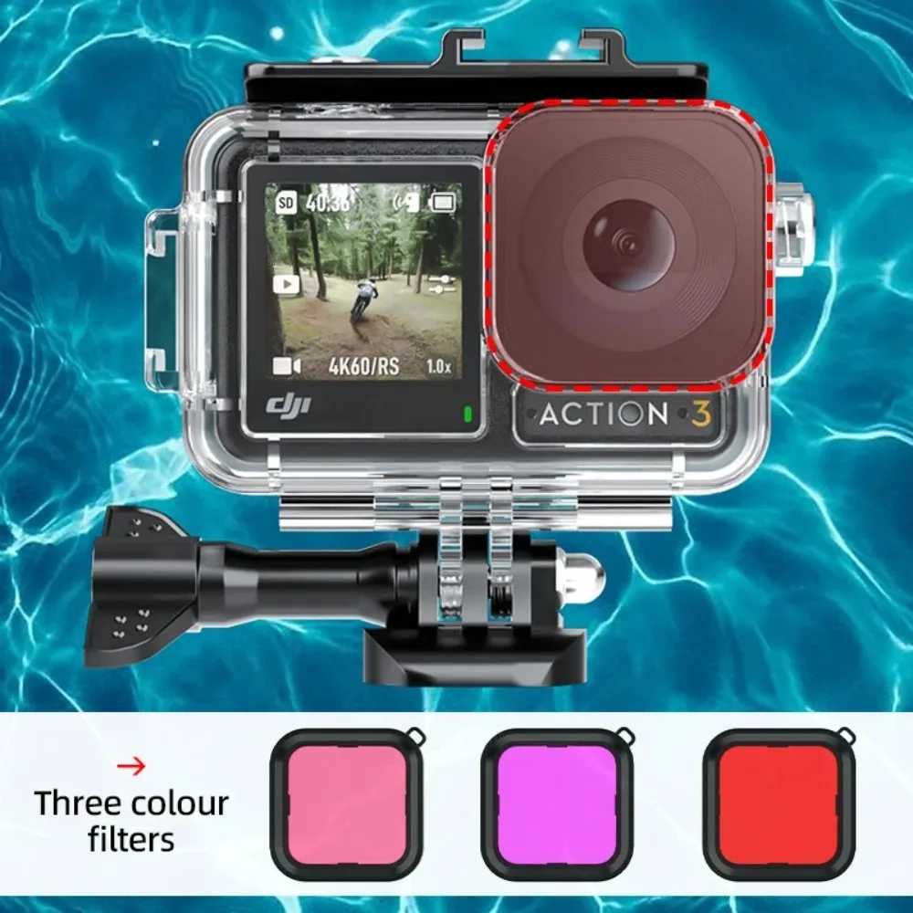 Underwater 45M Diving Protective Shell Waterproof Housing Case For DJI Osmo Action 5Pro 4 3 Sports Camera Accessories
Underwater 45M Diving Protective Shell Waterproof Housing Case For DJI Osmo Action 5Pro 4 3 Sports Camera Accessories