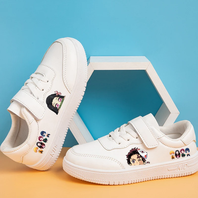 Demon Slayer Kimetsu No Yaiba Sneaker Boy Girl Cartoon Anime Pattern Sport Basketball Shoes Leather Soft Soled Small White Shoes
Demon Slayer Kimetsu No Yaiba Sneaker Boy Girl Cartoon Anime Pattern Sport Basketball Shoes Leather Soft Soled Small White Shoes