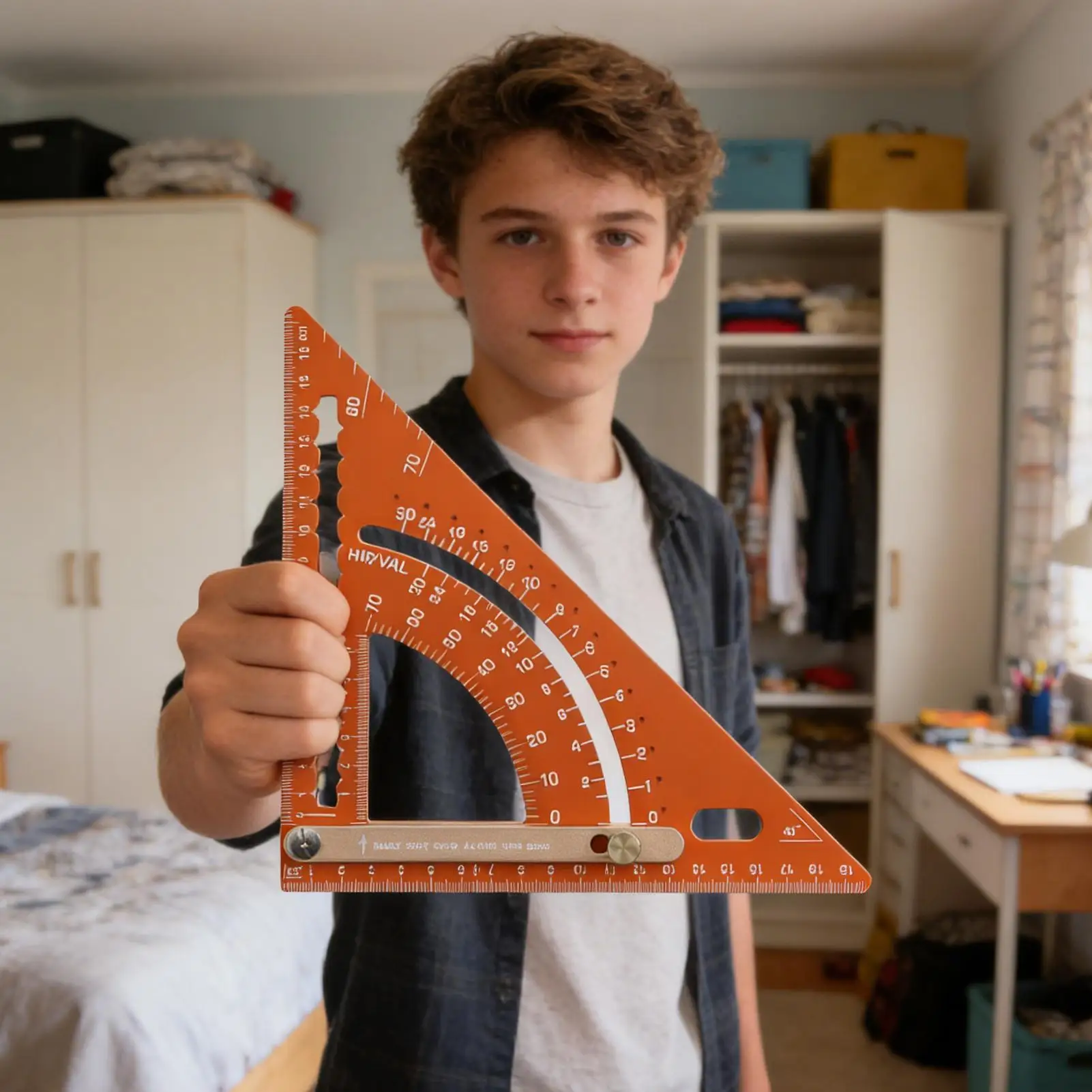 Framing Square Aluminum Alloy Carpentry Triangle Ruler Construction Square For Men Professionals Hobbyists Women
Framing Square Aluminum Alloy Carpentry Triangle Ruler Construction Square For Men Professionals Hobbyists Women