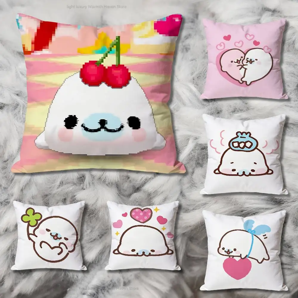 Cute M-Mamegoma Seal Various Sizes Square Pillow Case For Car Home Bedchamber Decor Custom Valentine gift
Cute M-Mamegoma Seal Various Sizes Square Pillow Case For Car Home Bedchamber Decor Custom Valentine gift
