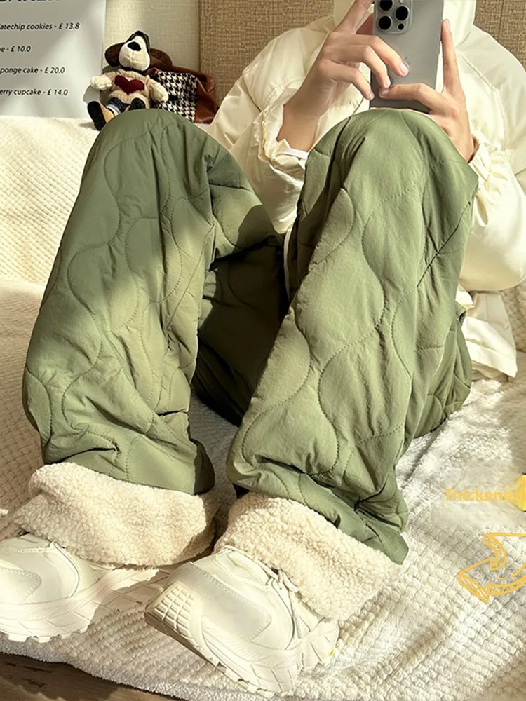 Camouflage een Lamb Velvet Patchwork Ski Pants Men Women Autumn Winter Thermal Cotton Trousers Straight Leg mid Waist Elastic
Camouflage een Lamb Velvet Patchwork Ski Pants Men Women Autumn Winter Thermal Cotton Trousers Straight Leg mid Waist Elastic