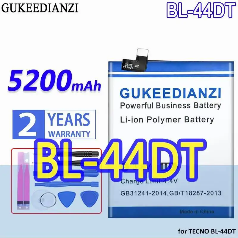 Mobile Phone Battery For Tecno BL-44DT 5200Mah Reliable Replacement High Compatibility
Mobile Phone Battery For Tecno BL-44DT 5200Mah Reliable Replacement High Compatibility