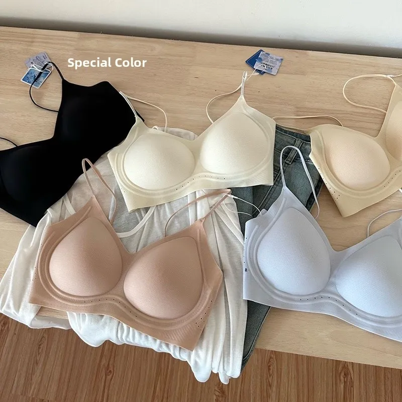 Ice Sensation Milk Skin Bra Liquid Jelly Ultra Thin Invisble Vest Sle Underwear Fixed Strap Sl Full Cup Youth Fem
Ice Sensation Milk Skin Bra Liquid Jelly Ultra Thin Invisble Vest Sle Underwear Fixed Strap Sl Full Cup Youth Fem